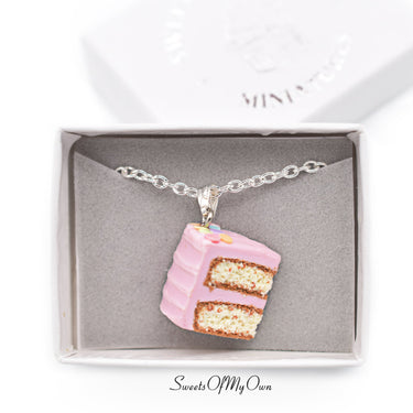 Pink Cake Slice Charm - MTO